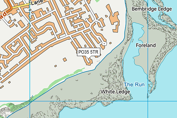 PO35 5TR map - OS VectorMap District (Ordnance Survey) PO35 5TR map - OS VectorMap District (Ordnance Survey)