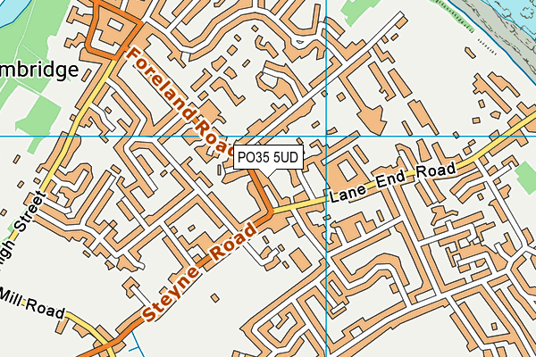 PO35 5UD map - OS VectorMap District (Ordnance Survey) PO35 5UD map - OS VectorMap District (Ordnance Survey)