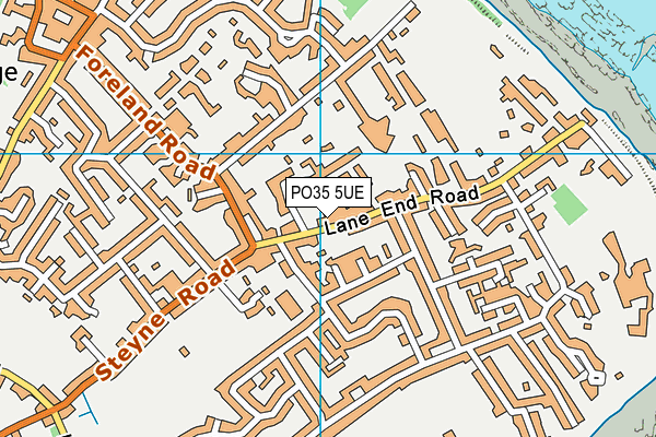 PO35 5UE map - OS VectorMap District (Ordnance Survey) PO35 5UE map - OS VectorMap District (Ordnance Survey)