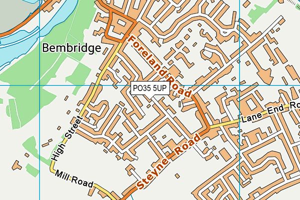 PO35 5UP map - OS VectorMap District (Ordnance Survey) PO35 5UP map - OS VectorMap District (Ordnance Survey)