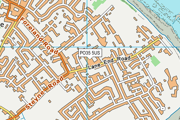 PO35 5US map - OS VectorMap District (Ordnance Survey) PO35 5US map - OS VectorMap District (Ordnance Survey)