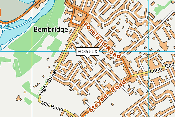 PO35 5UX map - OS VectorMap District (Ordnance Survey) PO35 5UX map - OS VectorMap District (Ordnance Survey)