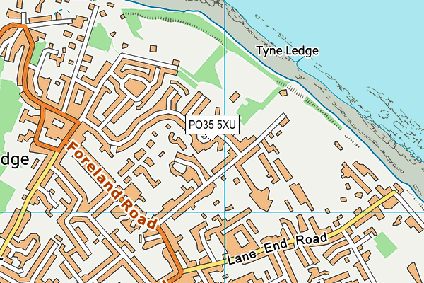 PO35 5XU map - OS VectorMap District (Ordnance Survey) PO35 5XU map - OS VectorMap District (Ordnance Survey)