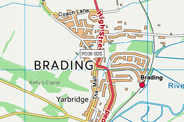 PO36 0DS map - OS VectorMap District (Ordnance Survey) PO36 0DS map - OS VectorMap District (Ordnance Survey)