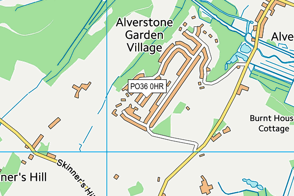 PO36 0HR map - OS VectorMap District (Ordnance Survey) PO36 0HR map - OS VectorMap District (Ordnance Survey)