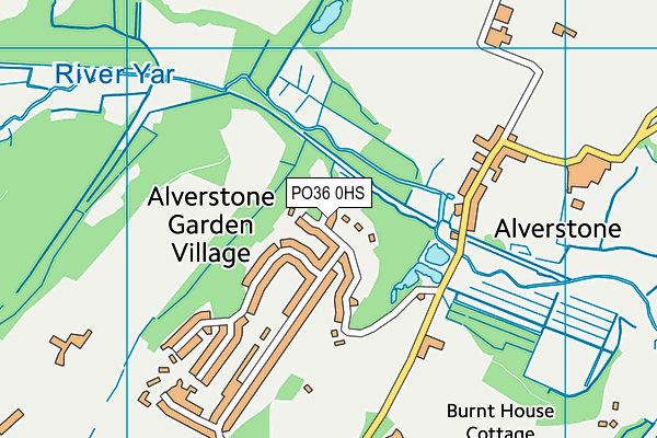 PO36 0HS map - OS VectorMap District (Ordnance Survey) PO36 0HS map - OS VectorMap District (Ordnance Survey)