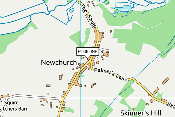 PO36 0NF map - OS VectorMap District (Ordnance Survey) PO36 0NF map - OS VectorMap District (Ordnance Survey)