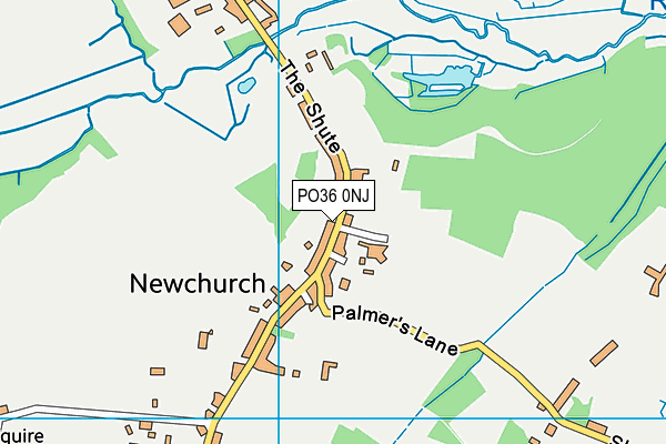 PO36 0NJ map - OS VectorMap District (Ordnance Survey) PO36 0NJ map - OS VectorMap District (Ordnance Survey)