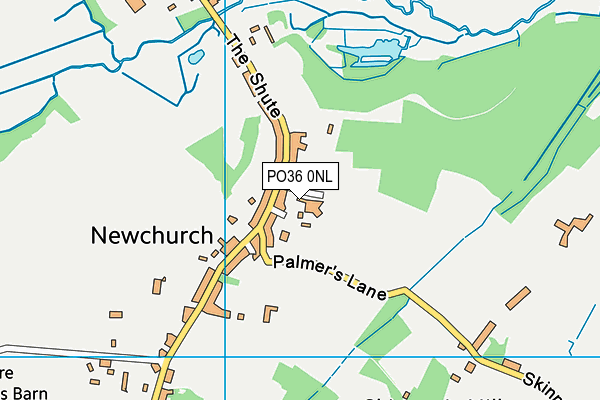 PO36 0NL map - OS VectorMap District (Ordnance Survey) PO36 0NL map - OS VectorMap District (Ordnance Survey)