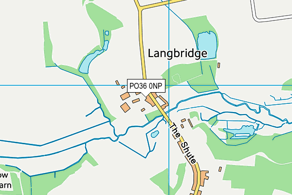 PO36 0NP map - OS VectorMap District (Ordnance Survey) PO36 0NP map - OS VectorMap District (Ordnance Survey)