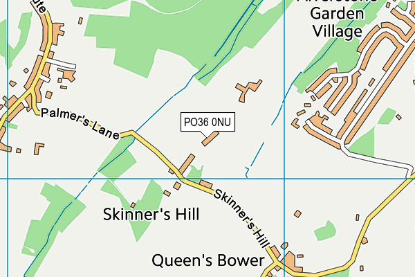 PO36 0NU map - OS VectorMap District (Ordnance Survey) PO36 0NU map - OS VectorMap District (Ordnance Survey)