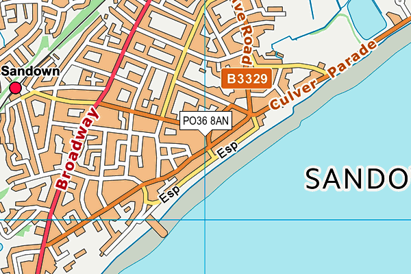 PO36 8AN map - OS VectorMap District (Ordnance Survey) PO36 8AN map - OS VectorMap District (Ordnance Survey)