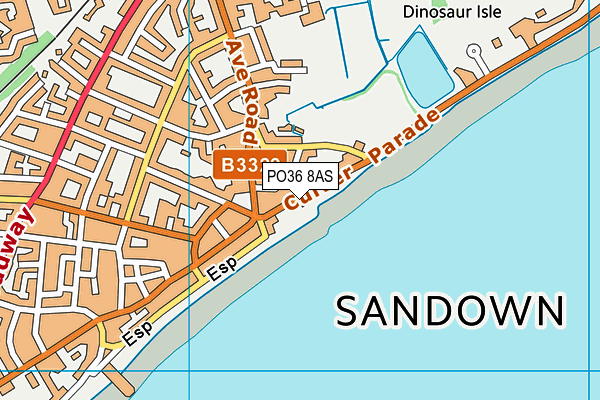 PO36 8AS map - OS VectorMap District (Ordnance Survey) PO36 8AS map - OS VectorMap District (Ordnance Survey)