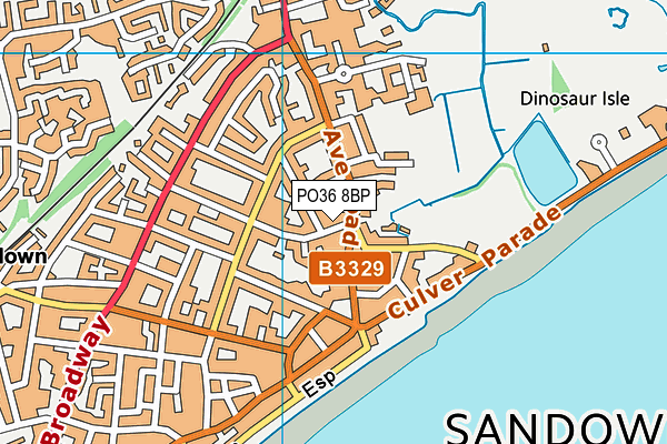PO36 8BP map - OS VectorMap District (Ordnance Survey) PO36 8BP map - OS VectorMap District (Ordnance Survey)