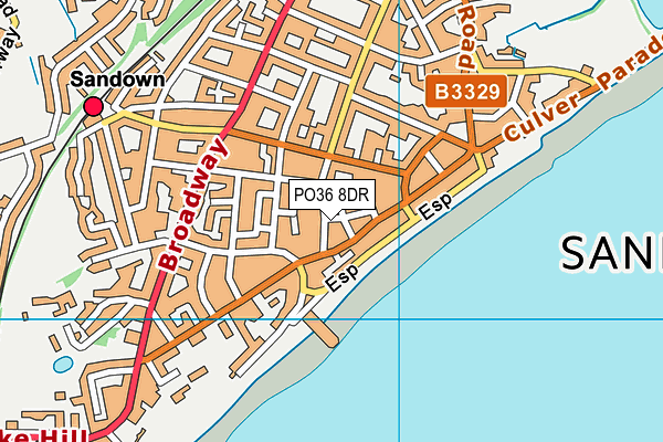 PO36 8DR map - OS VectorMap District (Ordnance Survey) PO36 8DR map - OS VectorMap District (Ordnance Survey)