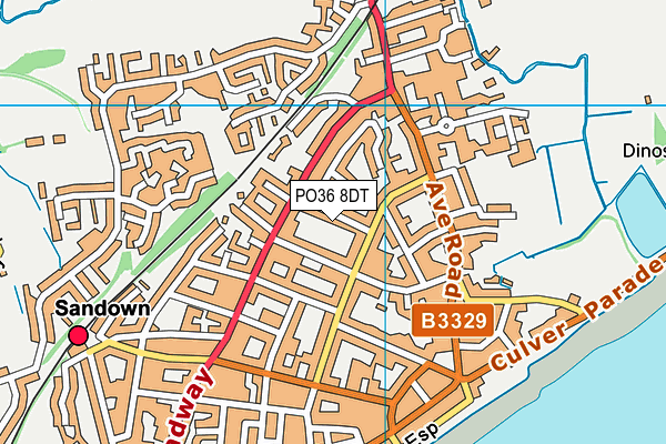 PO36 8DT map - OS VectorMap District (Ordnance Survey) PO36 8DT map - OS VectorMap District (Ordnance Survey)
