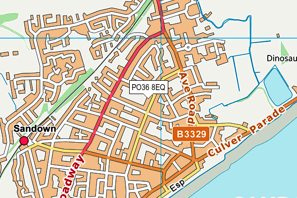 PO36 8EQ map - OS VectorMap District (Ordnance Survey) PO36 8EQ map - OS VectorMap District (Ordnance Survey)