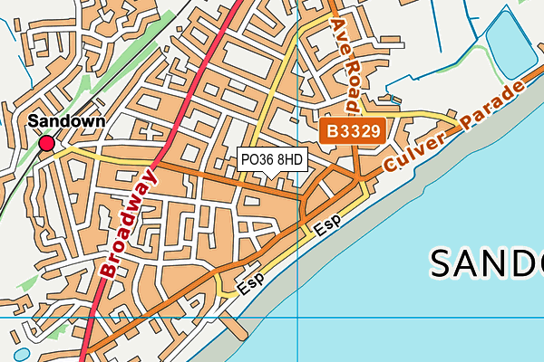 PO36 8HD map - OS VectorMap District (Ordnance Survey) PO36 8HD map - OS VectorMap District (Ordnance Survey)