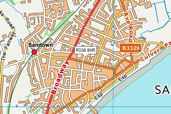 PO36 8HR map - OS VectorMap District (Ordnance Survey) PO36 8HR map - OS VectorMap District (Ordnance Survey)
