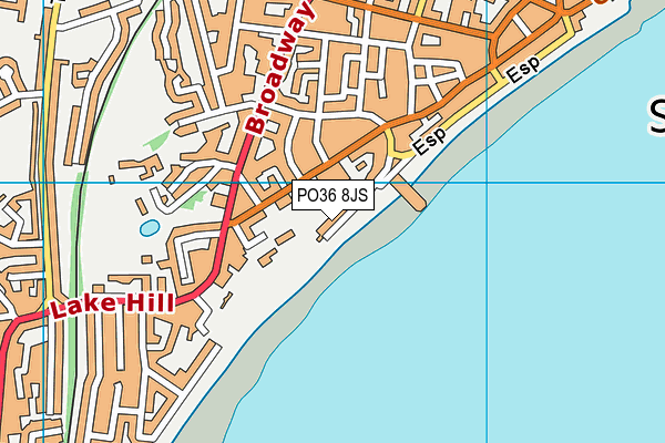 PO36 8JS map - OS VectorMap District (Ordnance Survey) PO36 8JS map - OS VectorMap District (Ordnance Survey)