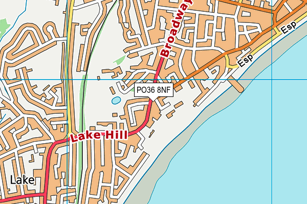 PO36 8NF map - OS VectorMap District (Ordnance Survey) PO36 8NF map - OS VectorMap District (Ordnance Survey)