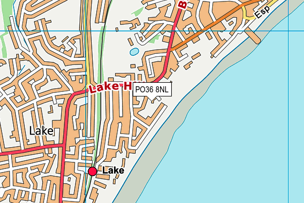 PO36 8NL map - OS VectorMap District (Ordnance Survey) PO36 8NL map - OS VectorMap District (Ordnance Survey)