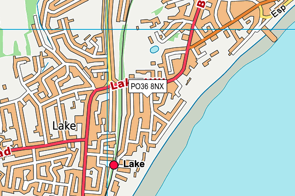 PO36 8NX map - OS VectorMap District (Ordnance Survey) PO36 8NX map - OS VectorMap District (Ordnance Survey)