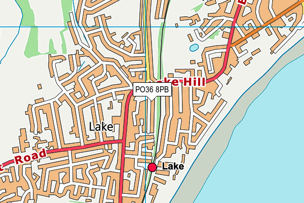 PO36 8PB map - OS VectorMap District (Ordnance Survey) PO36 8PB map - OS VectorMap District (Ordnance Survey)