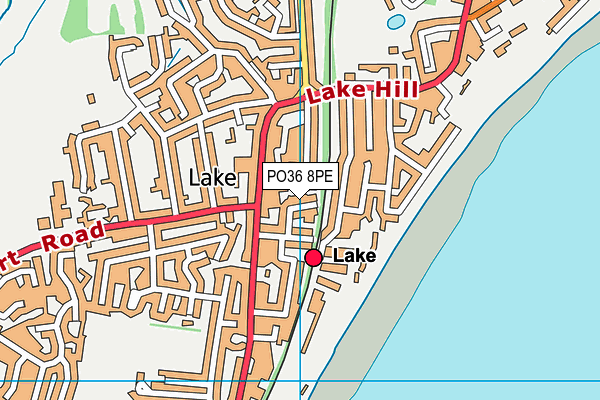 PO36 8PE map - OS VectorMap District (Ordnance Survey) PO36 8PE map - OS VectorMap District (Ordnance Survey)