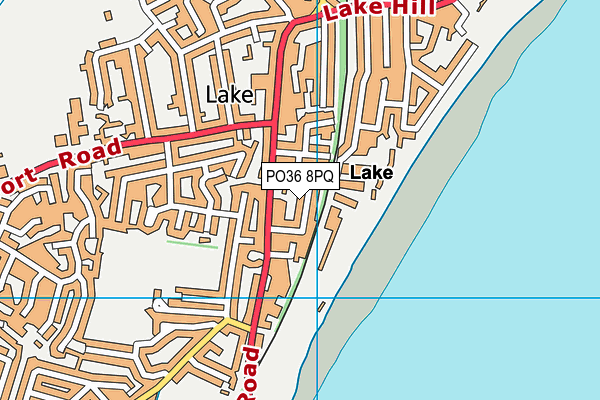 PO36 8PQ map - OS VectorMap District (Ordnance Survey) PO36 8PQ map - OS VectorMap District (Ordnance Survey)