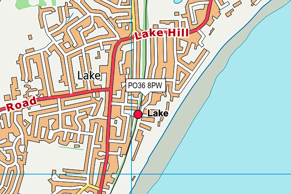 PO36 8PW map - OS VectorMap District (Ordnance Survey) PO36 8PW map - OS VectorMap District (Ordnance Survey)