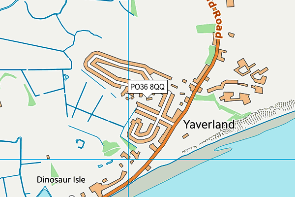 PO36 8QQ map - OS VectorMap District (Ordnance Survey) PO36 8QQ map - OS VectorMap District (Ordnance Survey)
