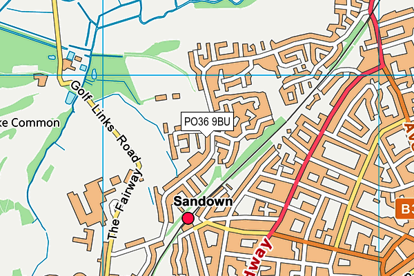 PO36 9BU map - OS VectorMap District (Ordnance Survey) PO36 9BU map - OS VectorMap District (Ordnance Survey)