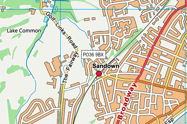 PO36 9BX map - OS VectorMap District (Ordnance Survey) PO36 9BX map - OS VectorMap District (Ordnance Survey)