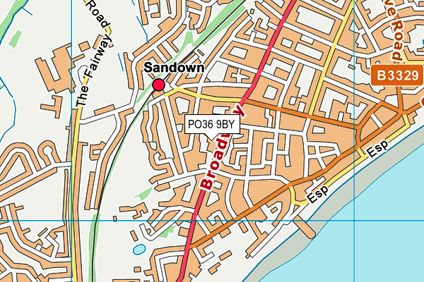 PO36 9BY map - OS VectorMap District (Ordnance Survey) PO36 9BY map - OS VectorMap District (Ordnance Survey)