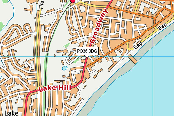 PO36 9DG map - OS VectorMap District (Ordnance Survey) PO36 9DG map - OS VectorMap District (Ordnance Survey)