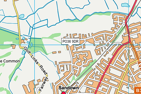 PO36 9DR map - OS VectorMap District (Ordnance Survey) PO36 9DR map - OS VectorMap District (Ordnance Survey)