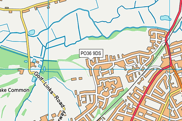 PO36 9DS map - OS VectorMap District (Ordnance Survey) PO36 9DS map - OS VectorMap District (Ordnance Survey)