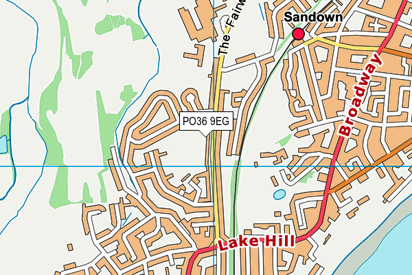 PO36 9EG map - OS VectorMap District (Ordnance Survey) PO36 9EG map - OS VectorMap District (Ordnance Survey)