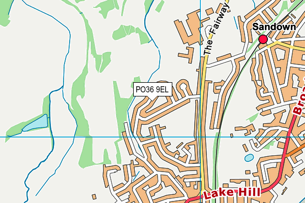 PO36 9EL map - OS VectorMap District (Ordnance Survey) PO36 9EL map - OS VectorMap District (Ordnance Survey)