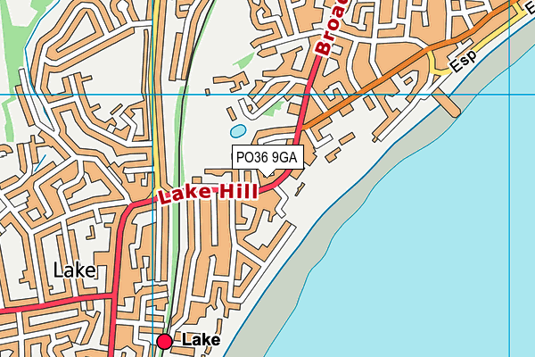 PO36 9GA map - OS VectorMap District (Ordnance Survey) PO36 9GA map - OS VectorMap District (Ordnance Survey)