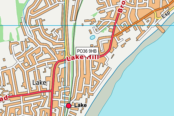 PO36 9HB map - OS VectorMap District (Ordnance Survey) PO36 9HB map - OS VectorMap District (Ordnance Survey)