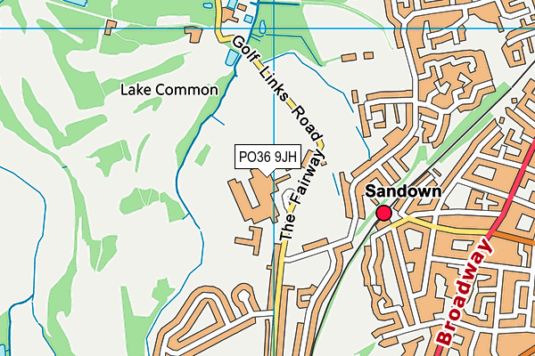 PO36 9JH map - OS VectorMap District (Ordnance Survey) PO36 9JH map - OS VectorMap District (Ordnance Survey)