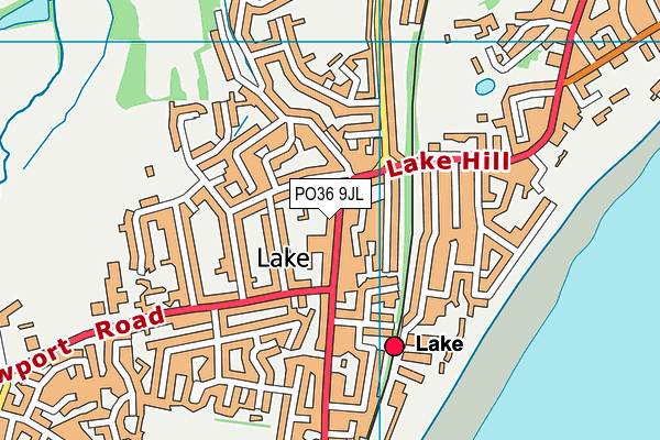 PO36 9JL map - OS VectorMap District (Ordnance Survey) PO36 9JL map - OS VectorMap District (Ordnance Survey)