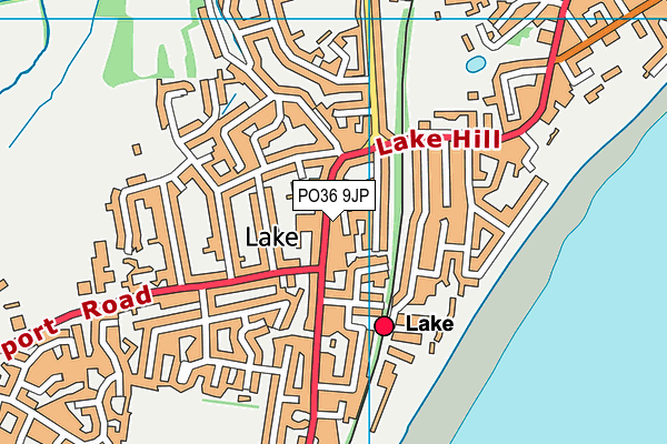 PO36 9JP map - OS VectorMap District (Ordnance Survey) PO36 9JP map - OS VectorMap District (Ordnance Survey)