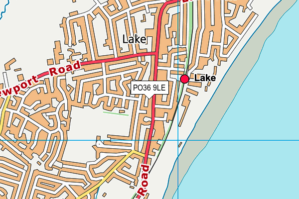 PO36 9LE map - OS VectorMap District (Ordnance Survey) PO36 9LE map - OS VectorMap District (Ordnance Survey)