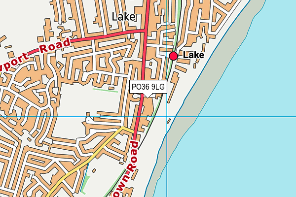 PO36 9LG map - OS VectorMap District (Ordnance Survey) PO36 9LG map - OS VectorMap District (Ordnance Survey)