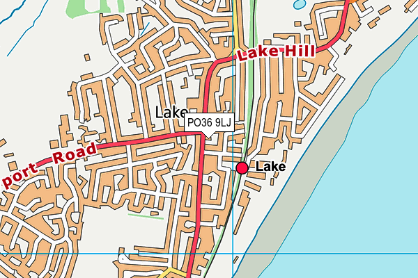 PO36 9LJ map - OS VectorMap District (Ordnance Survey) PO36 9LJ map - OS VectorMap District (Ordnance Survey)