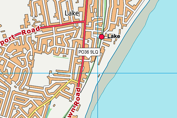 PO36 9LQ map - OS VectorMap District (Ordnance Survey) PO36 9LQ map - OS VectorMap District (Ordnance Survey)