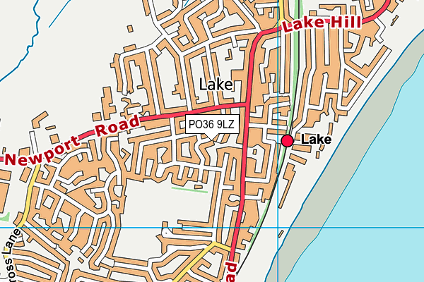 PO36 9LZ map - OS VectorMap District (Ordnance Survey) PO36 9LZ map - OS VectorMap District (Ordnance Survey)
